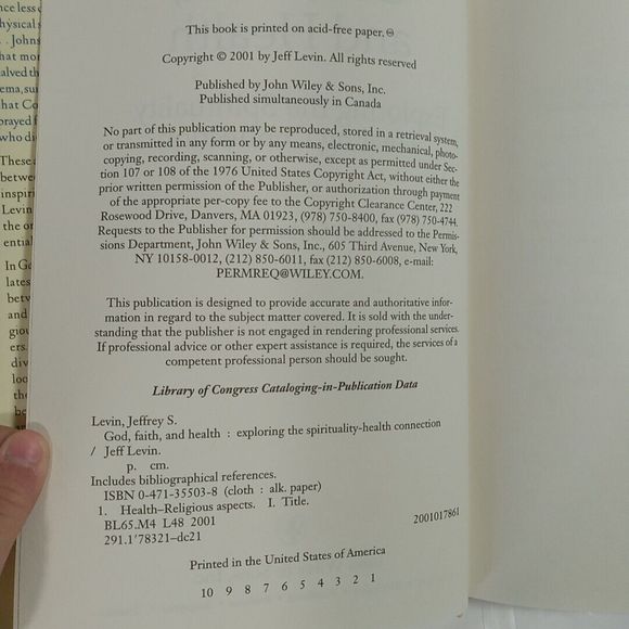 God Faith And Health Book * - Picture 3 of 7